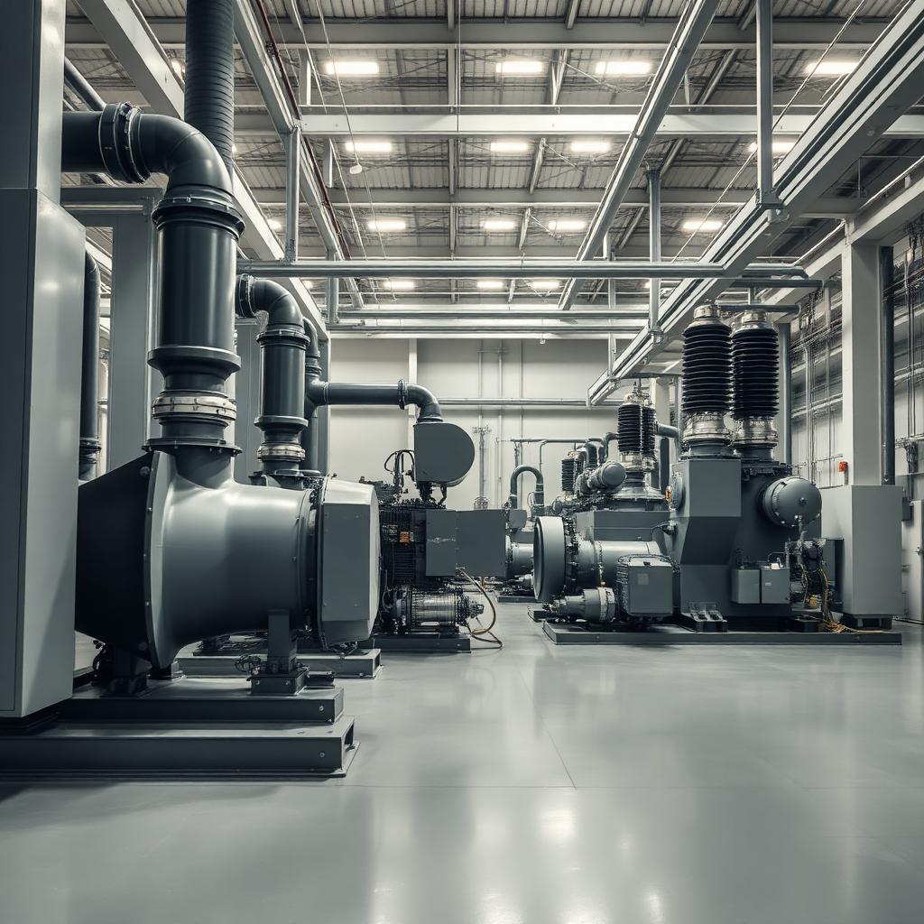Power generation transformers in a modern facility